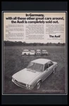1970 Audi 100LS Framed 11X17 Original Vintage Advertising Poster B. Fixed Price $69.99.