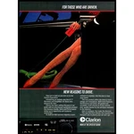 1983 Clarion 8550R Stereo Car Audio Vintage Print Ad Sexy Legs Pantyhose Photo. Fixed Price $16.97.