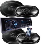 4X Pioneer 400W 6X9 Speakers+ 200W Digital Media Bluetooth Car Audio Receiver. Fixed Price $149.99.