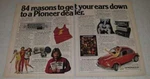 1979 Pioneer Ad KE-5000 Car Tuner/cassette Deck, GM-120 Amplifier. Fixed Price $17.99.