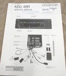 Kenwood KDC-95R Car Stereo Cd Original Service Repair Manual. Fixed Price $15.95.