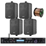 Pyle Bluetooth Stereo Usb Receiver, 4X Enrock 4'' 30W 3-WAY Speakers, Wire. Fixed Price $190.99.