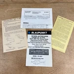 1978-1982 Porsche Blaupunkt CR-2001 Stereo Radio 911 928 Owner's Manual. Fixed Price $59.99.