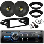 Jvc KD-X560BT Stereo Receiver, Install Kit, 2X 6.75" Speaker, Adapter, Antenna. Fixed Price $322.99.