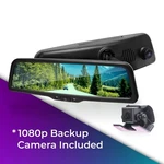 Rear View Mirror With 10" Lcd Screen & 1080P Dash + Backup Camera. Fixed Price $224.99.