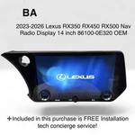 2023-2025 Lexus RX350H 14" Navigation Radio Display Screen Oem 86100-0E320. Fixed Price $625.00.