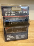Kraco Car Am Fm Stereo Cassette New In Box KID-B588B. Fixed Price $140.00.