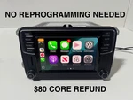 Unlocked 16 - 18 Vw Volkswagen Jetta Passat Oem Am Fm Radio Display Cd Player. Fixed Price $599.99.