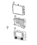 Genuine Mopar Multi Media Radio 68472372AN. Fixed Price $1391.50.