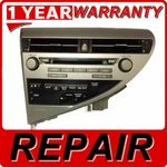 Repair Your 2009 - 2016 Lexus Oem RX350 RX450H Factory Disc Changer Cd Player. Fixed Price $355.50.