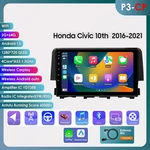2+64GB Carplay For 2016-2021 Honda Civic Stereo Radio Gps Wifi Bt Android 13. Fixed Price $110.00.
