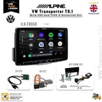 Alpine ILX-F905D HALO9 Vw T6.1 Stereo Kit Bt Dab+ Carplay Android Auto Usb Sos. Fixed Price $1768.00.