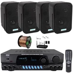 Pyle PT260A Digital Receiver, 4X 3.5" 300W Indoor/outdoor Speakers, Mic System. Fixed Price $280.49.
