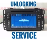 Unlocking Service 07-09 Tahoe Silverado Gmc Yukon Sierra Navigation Radio U085. Fixed Price $49.00.