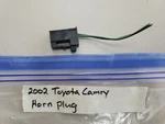 2002 Toyota Camry Right Horn Signal Alarm Siren Plug (014015-4015) Oem. Fixed Price $19.95.