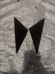 Bmw E30 Side Mirror Interior Trim Left & Right Set 51321904518 51321904519. Fixed Price $30.00.