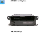 GB5T19C107BF 2016 2017 Ford Explorer Am Fm Cd Player Receiver Stereo. Fixed Price $59.00.