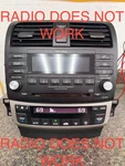 Broken 06-08 Acura Tsx Oem Stereo Radio Cd Head Unit W/ Climate Control Assembly. Fixed Price $99.00.