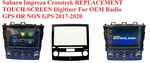 17-20 Subaru Impreza Crosstrek Replacement Touch-screen Digitizer Oem Radio Gps. Fixed Price $450.00.
