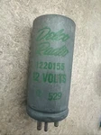 Delco Radio P/n 1220155 Speaker Capacitor??? 1955 Chevrolet Restoration Part. Fixed Price $29.00.