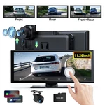 11.26" Portable Stereo Radio Wireless Apple Carplay Android Auto Fm+rear Cam. Fixed Price $109.99.