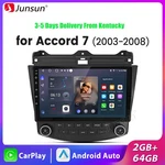 2+64G ANDROID15 Carplay Swc Stereo Radio Gps Navi For Honda Accord 2003-2007. Fixed Price $169.99.