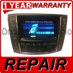 Repair 2006 - 2012 Lexus Oem Navigation Information Display Screen IS250 GS300. Fixed Price $363.60.