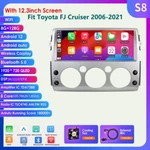 128G Android 12.3" Stereo Radio For Toyota Fj Cruiser Head Unit Gps Carplay. Fixed Price $252.99.