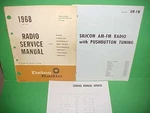1968 Camaro Corvette Camino Firebird Gto 442 Delco Am-fm Radio Service Manual. Fixed Price $29.99.