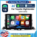 Android 15 For Toyota Highlander 14-19 Radio 128GB 8CORE Stereo Gps Carplay. Fixed Price $258.99.