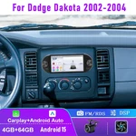 6.8" 4+64GB For Dodge Dakota 2002-2004 Radio Wireless Carplay Android Auto. Fixed Price $133.48.