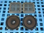 Genuine Nissan 280ZX Rear Hitachi Speakers & Tan Covers Set 1982 1983 2-SEATER. Fixed Price $99.99.