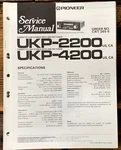 Pioneer UKP-2200 UKP-4200 Car Stereo Service Manual *original* #2. Fixed Price $14.97.