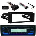 98-2013 Harley Flhx Single Kit, Jvc 1DIN Bluetooth Usb Am Fm Cd Receiver. Fixed Price $238.49.