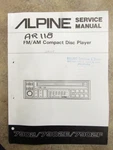Alpine 7902E 7902F Car Stereo Cd Player Original Service Repair Manual. Fixed Price $27.95.