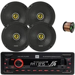 Jbl 1-DIN Bluetooth Fm SD/MP3 Radio, 4X 6.75" 300W Max Low Profile Speakers. Fixed Price $211.99.