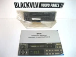Genuine Volvo 240 740 CR-712 Radio Cassette Stereo Faceplate & Owner Manual Nos. Fixed Price $39.99.