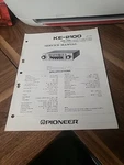 Pioneer Service Manual KE-2100 Us, Electronic Tuner Radio Stereo Cassette. Fixed Price $17.84.