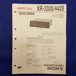 Sony XR-3320 XR-4420 Service Manual Original Paper Oem Repair Guide Usa. Fixed Price $106.75.