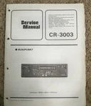 Original Blaupunkt CR-3003 Stereo Car Service Manual. Fixed Price $17.95.