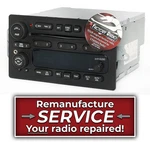 Reman & Aux Input Mod Service For 2003-05 Chevy Gmc Truck Am Fm 6 Disc Cd Radio. Fixed Price $267.75.