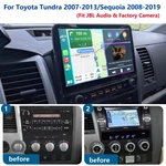 Stereo Apple Carplay Radio With Jbl For Toyota 07-13 Tundra Sequoia 08-19. Fixed Price $169.50.