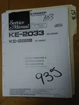 Pioneer KE-2033 2828 Service Manual Original Repair Book Stereo Car Radio Tuner. Fixed Price $25.00.