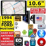 94-00 Ford Mustang 10.6" Navigation Bluetooth Usb Cd/dvd Car Radio Stereo Pkg. Fixed Price $349.99.