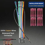 Power Wire Harness For Kenwood KMMBT222U KMM-BT222U Kit With Connectors. Fixed Price $10.95.