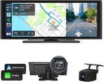 Eonon Car Stereo Monitor Dashcam 4KFRONT + 1080P Backup Camera Dvr Black. Fixed Price $97.22.
