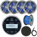 Enrock Bluetooth Marine Receiver, 4X 6.5" 180W Speaker, Wire, Antenna, Cover. Fixed Price $209.99.