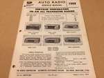 1968 Dodge Plymouth Body Am-fm Radio (bendix) Service & Repair Manual 26 Pgs. Fixed Price $95.00.