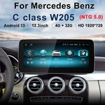 12.3" Radio Bt Screen Navigation Unit Gps For Mercedes C-class W205 2015-2018. Fixed Price $315.00.
