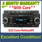 2007 - 2011 Jeep Dodge Chrysler Ram Res Radio Uconnect Cd Player Aux Sirius. Fixed Price $182.00.